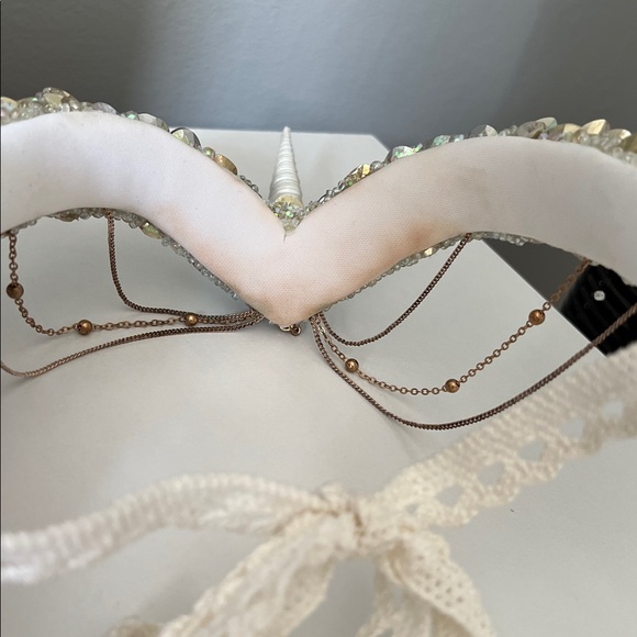 Unicorn Iridescent Gem Crown Headpiece - Picture 8 of 9